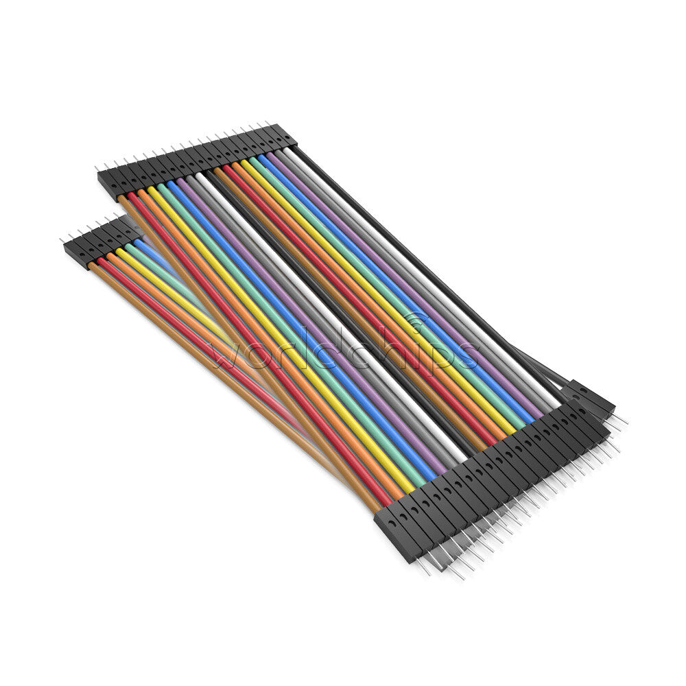 10PCS Dupont Wire Jumper Cables 40pin*20cm 2.54MM Male to Male 1P-1P For Arduino