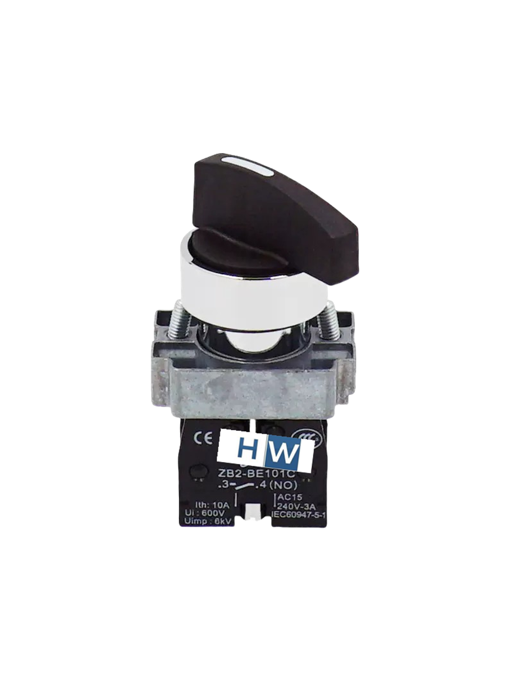 2/Piece XB2BJ23C XB2-BJ23C 2NO Selection Button Switch 2-gear Self-locking