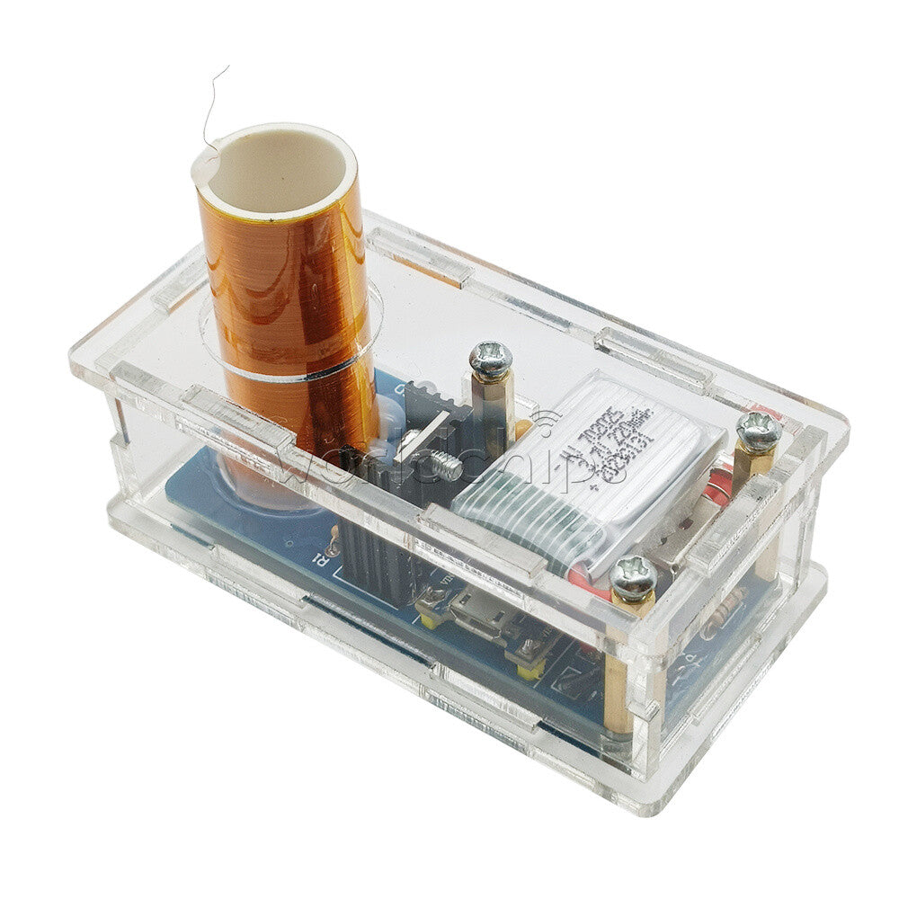 DIY Rechargeable Micro Tesla Coil Detector Electronic Anti Interference Tester