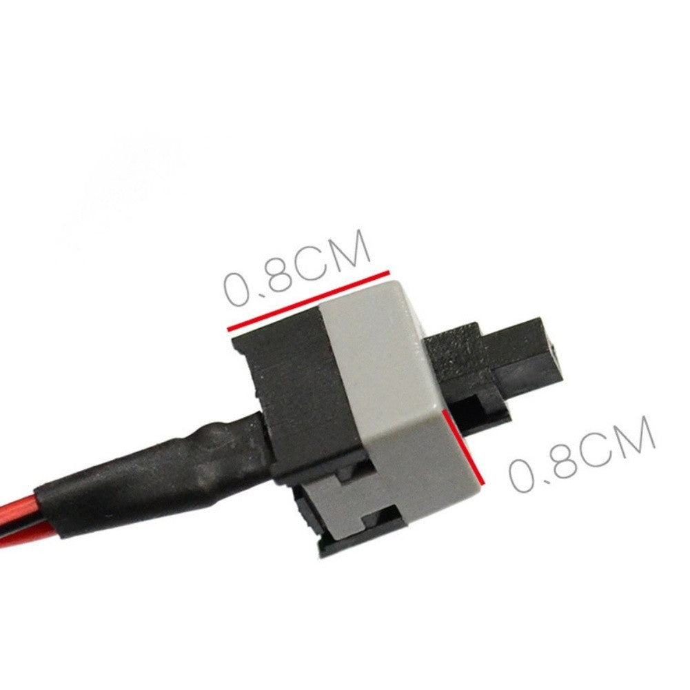 50PCS Computer Power Reset Switch Cable with Red Black Color for Motherboards