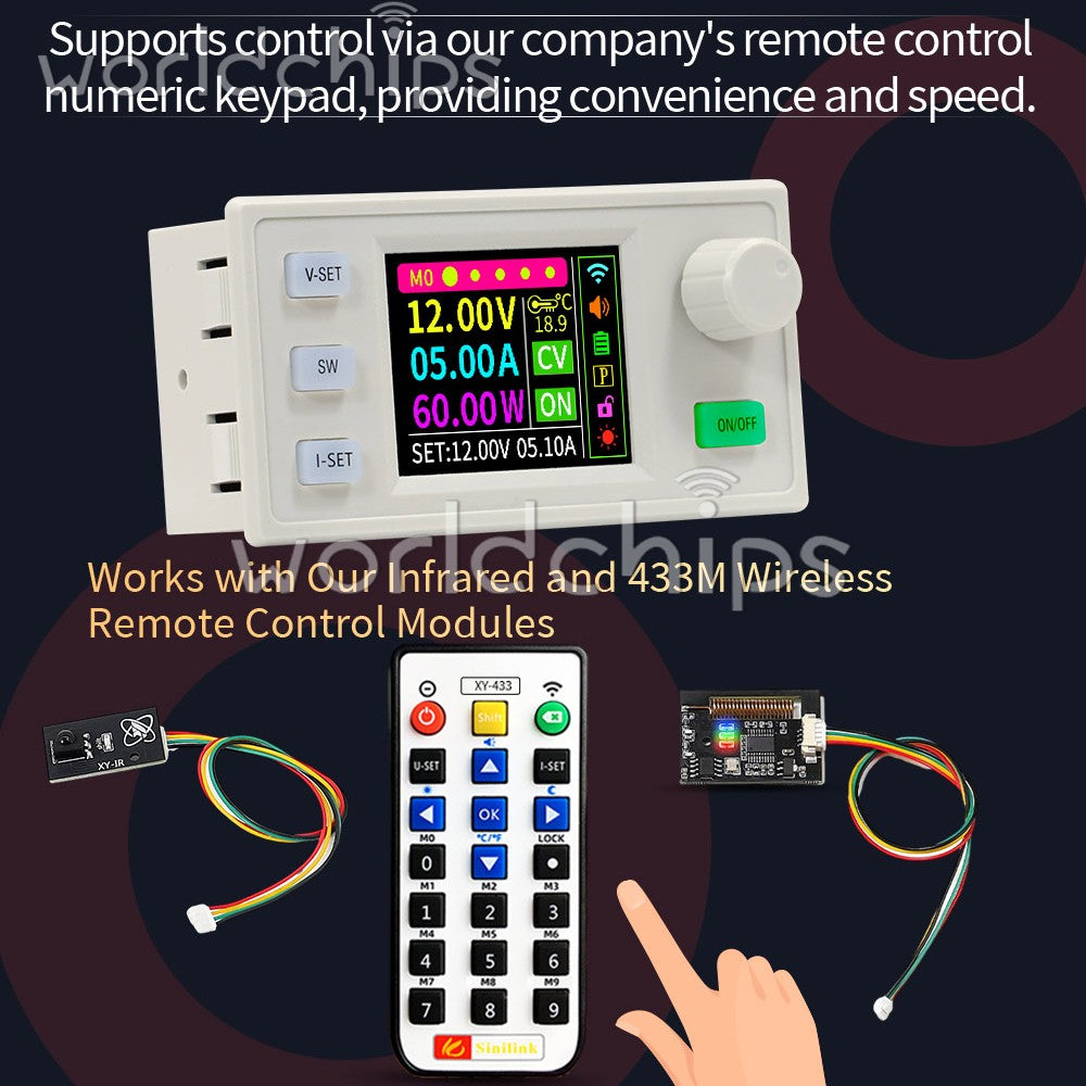 XY12550S CNC DC Adjustable Buck Power Supply Module Constant Voltage Current 50A