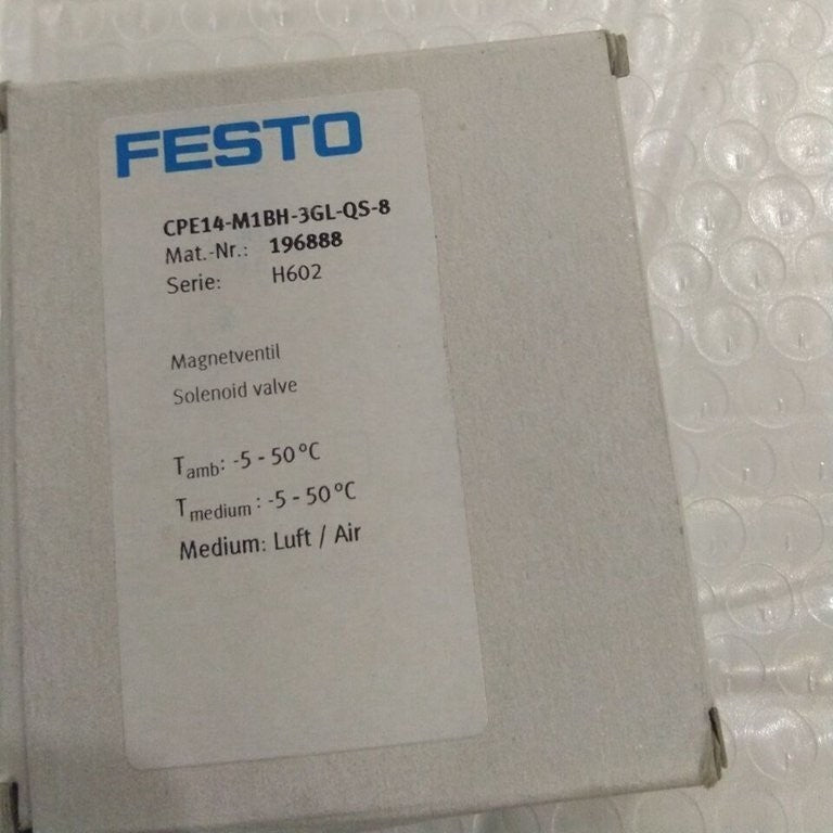 one For FESTO CPE14-M1BH-3GL-QS-8 solenoid valve
