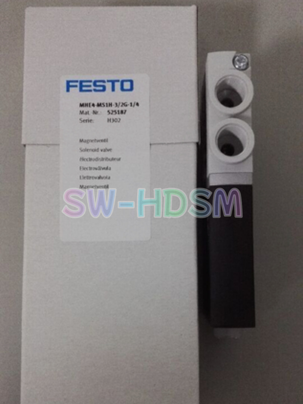 1PCS Festo   Solenoid Valve MHE4-MS1H-3 / 2G-1/4 525187 Freight Free