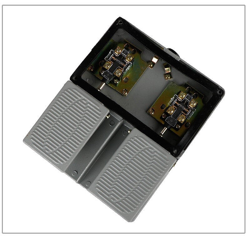 Dual Pedal EN(YDT1)-15 Aluminum Gray Dual Pedal Pedal Switch with KH9011 Chip
