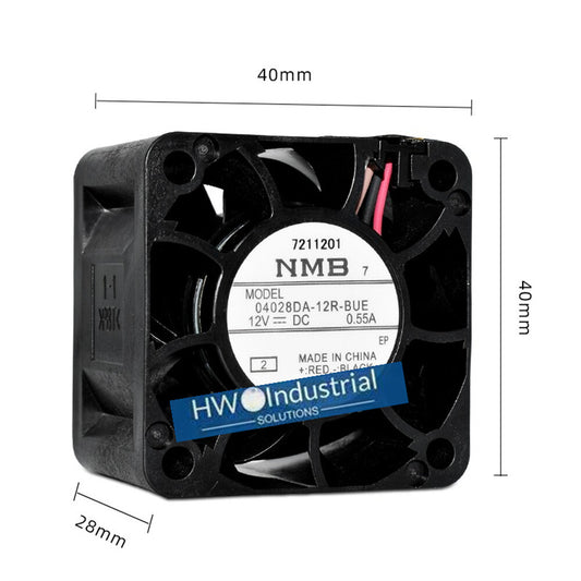 1/piece NMB 04028DA-12R-BUE 4028 12V 0.55A 4CM Server Power Supply Cooling Fan