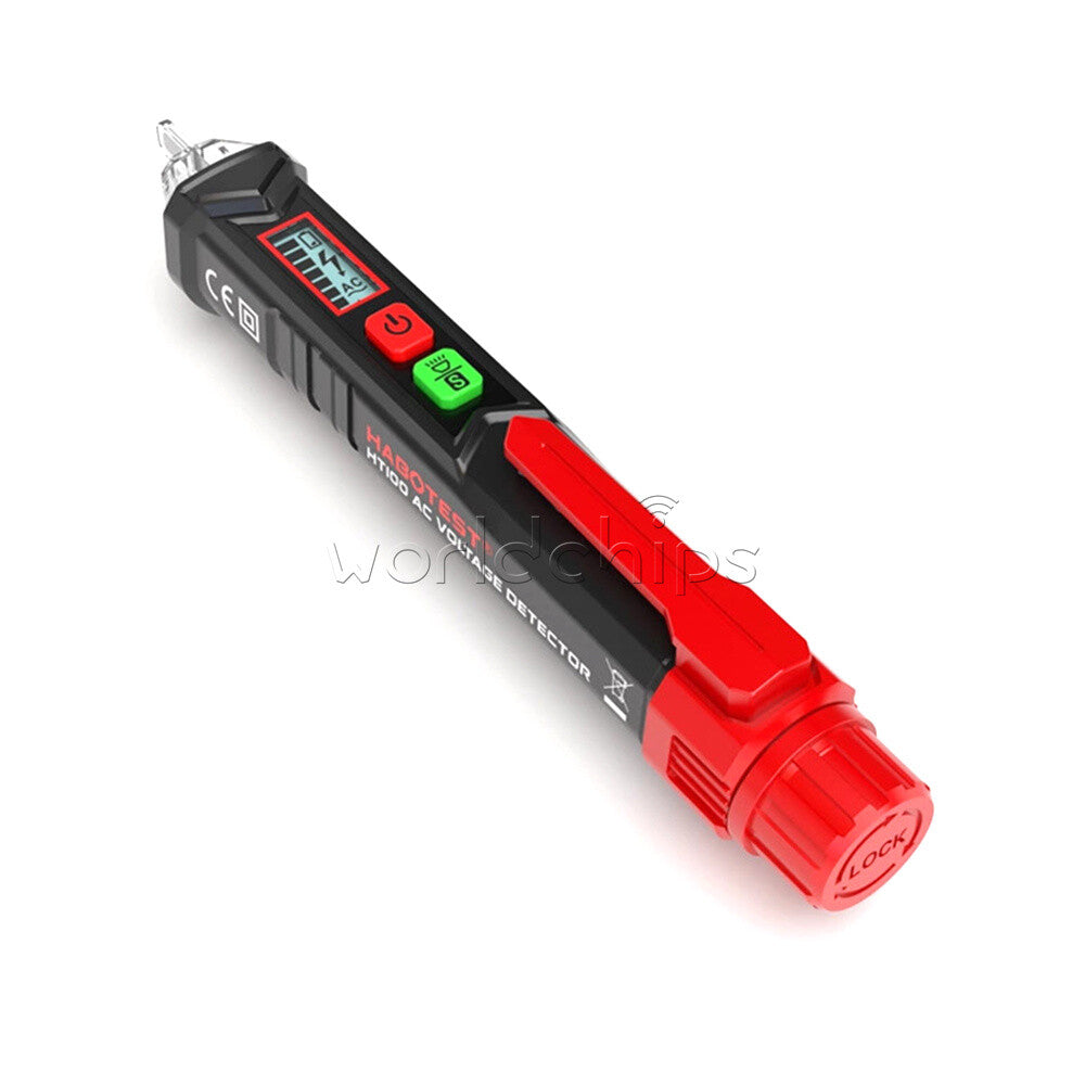 AC Electricity Detecter Pen Voltage Tester Alarm Dual-Range Non-Contact HT100