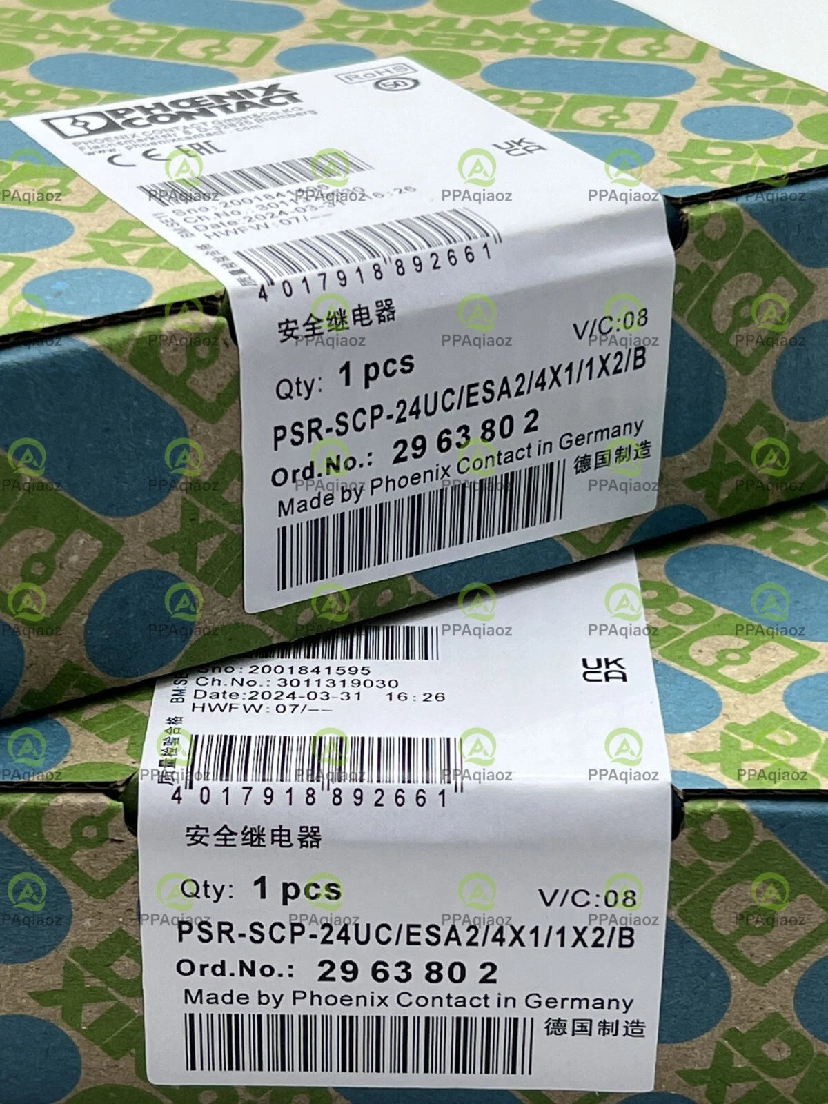 1Pcs Phoenix Contact PSR-SCP-24UC/ESA2/4X1/1X2/B 2963802 Safety Relay Free #P