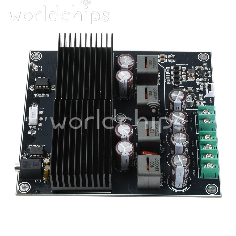 Dual Core TPA3255 HiFi Stereo 2CH Class D Audio Power Amplifier Board 2*600W