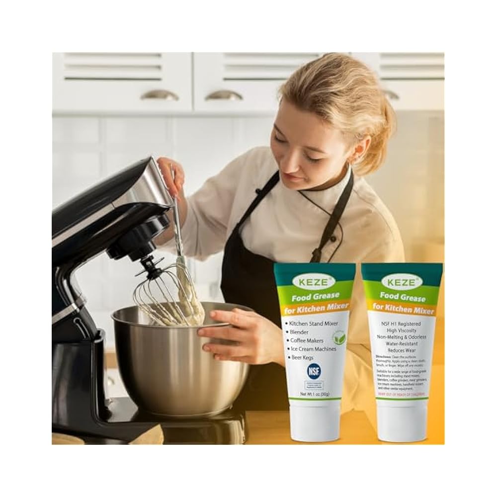 Food Grade Grease for KitchenAid Mixers, NSF-H1, 1 oz, for Blenders, Kegs