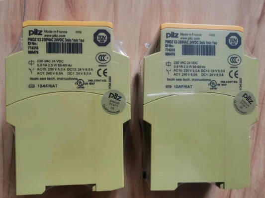 1pcs PILZ    PNOZ X3 230VAC 24VDC 3n/o 1n/c 1so Safety Relay  774318