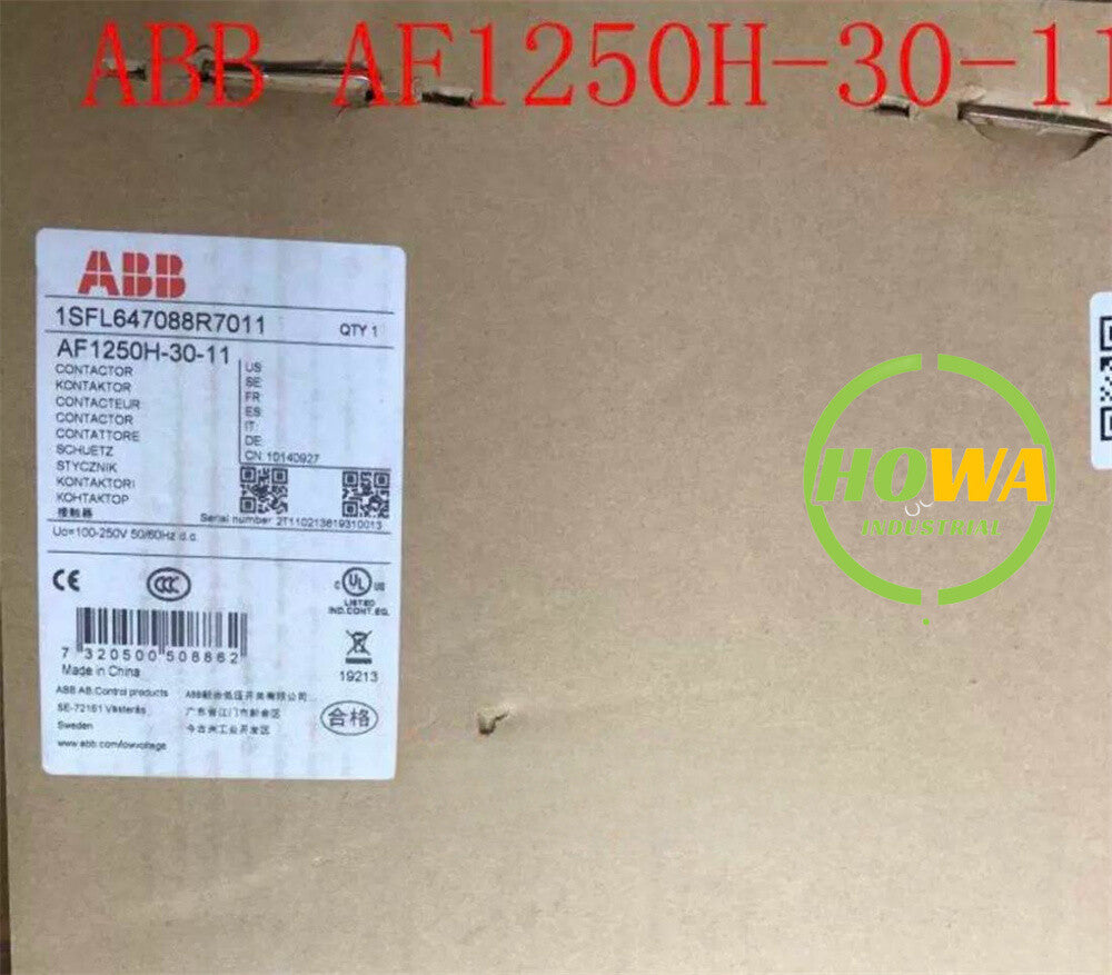1/piece  ABB AC/DC contactor AF1250H-30-11 Coil Voltage 100-250V