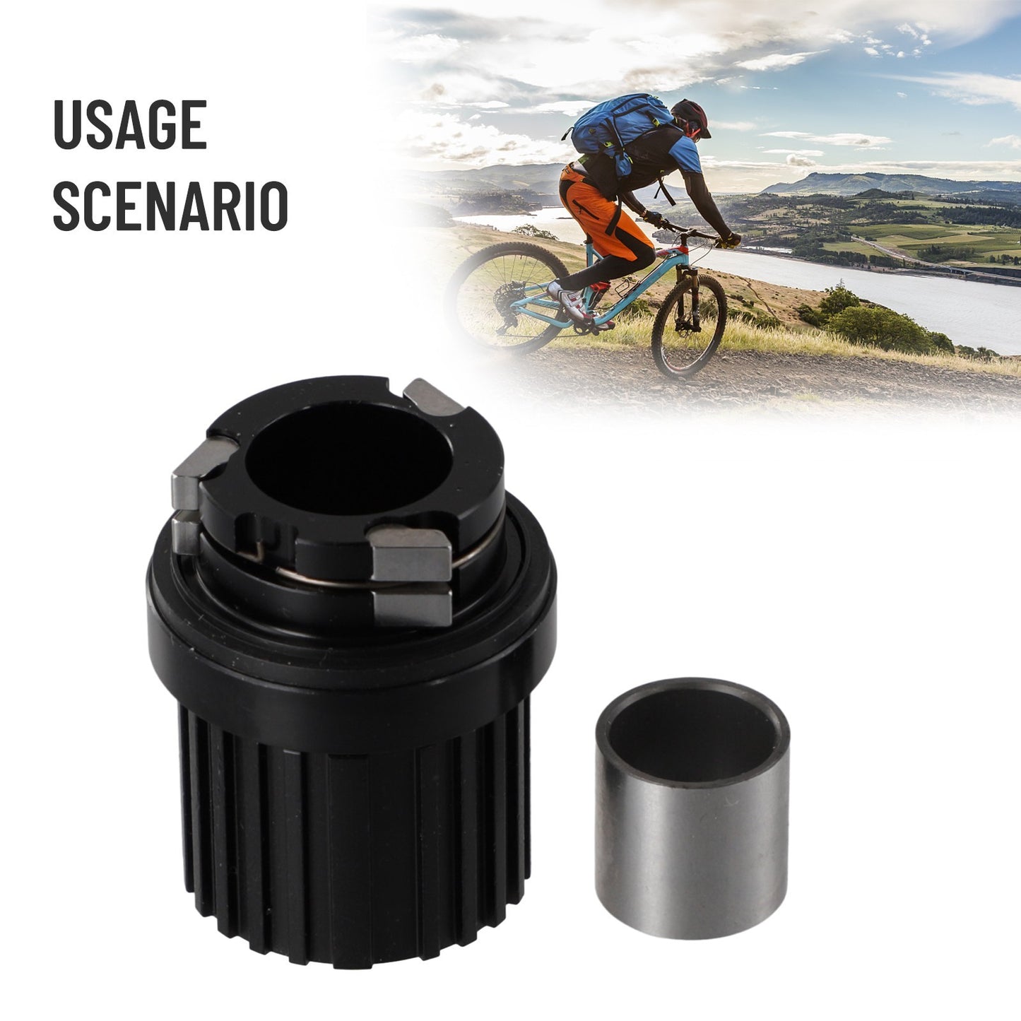 Bicycle Freehub Body 35*10mm-30 Teeth 7075 Aluminum Alloy 82.5g M042-12S