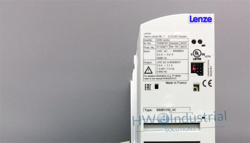 1/Piece  E82EV152K4C E82EV152_4C 1.5KW 3-400V Lenze Inverter