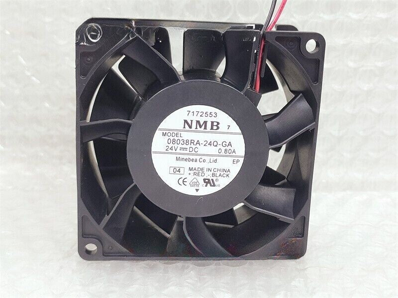 1 PCS Fan 8CM 2 wire Inverter cooling fan 08038RA-24Q-GA DC24V 0.80A 8038