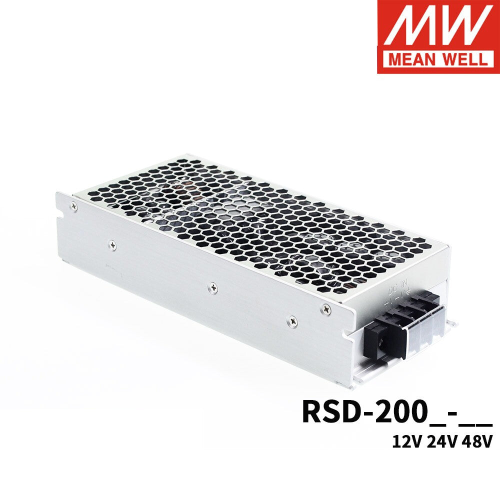 Mean Well Switching Power Supply RSD-200B/C/D 200W DC To DC 12V24V48V110 Railway
