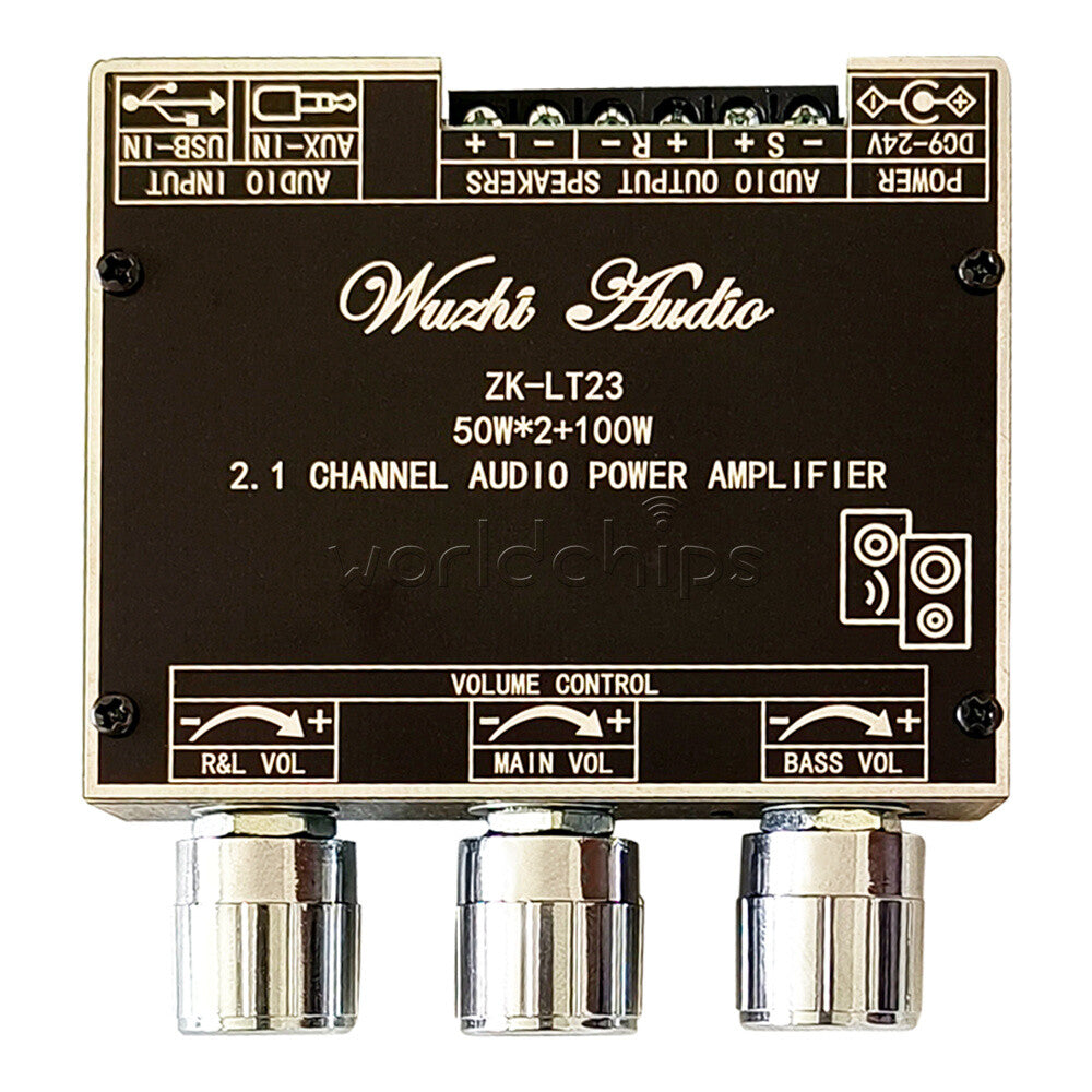 ZK-LT22/ZK-LT23 2.1CH Bluetooth Audio Power Amplifier Board Module TWS Wireless