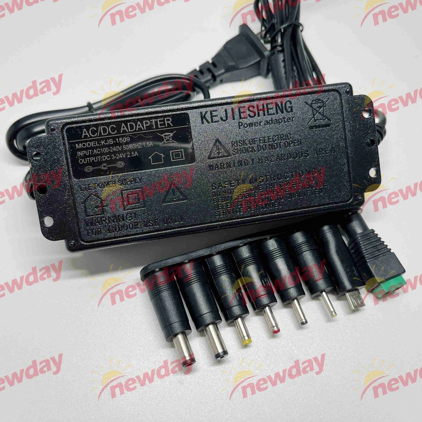 KJS-1509 AC100-240V 60W 1.5A 50-60HZ Multi-function Adjustable Pressure Adapter
