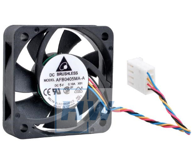 1PC  AFB0405MA-A Delta 4cm 4010 5V 0.10A 4Pins Ball Cooling Fan