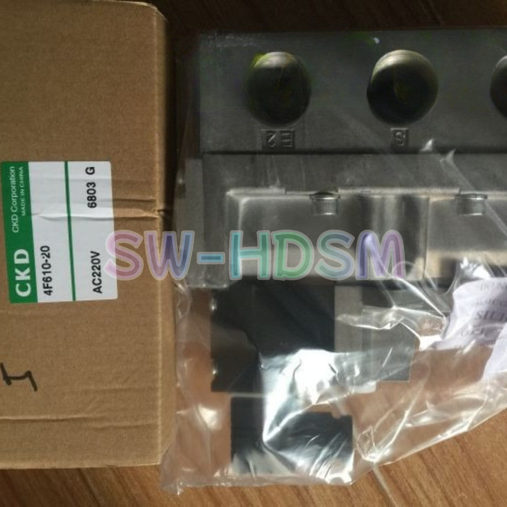 1PCS  for CKD 4F610-20 AC220V Solenoid Valve Freight Free