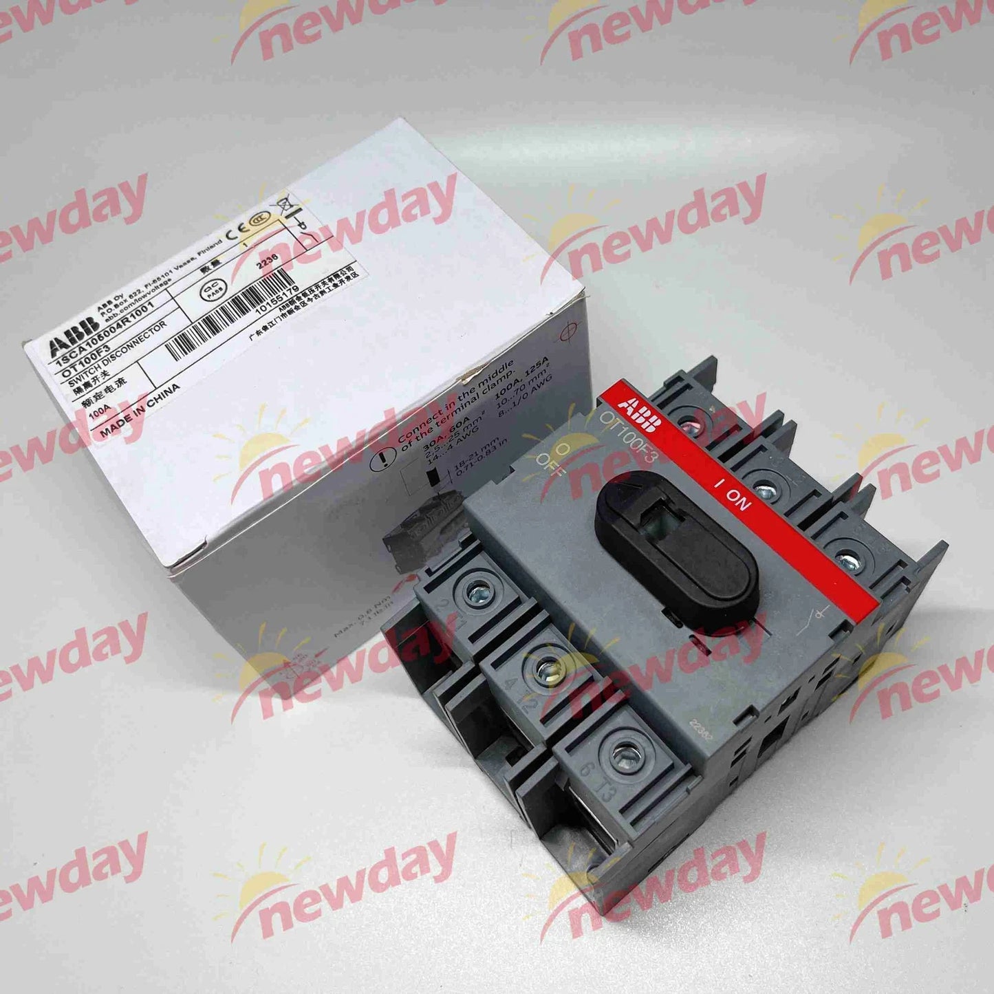 1PC   OT100F3 1SCA105004R1001 3P 100A Disconnect Switch