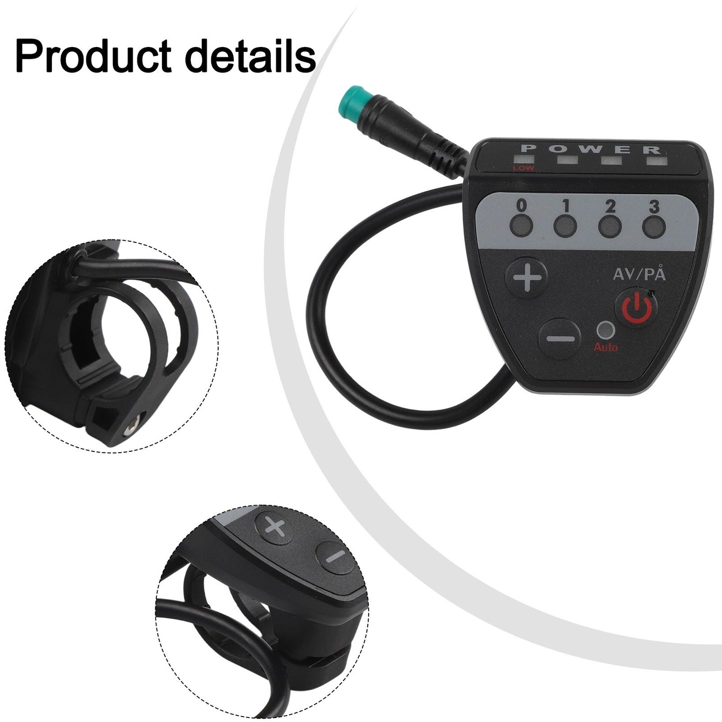 36V to 48V Compatible LED Controller for Electric Bike Displays Available