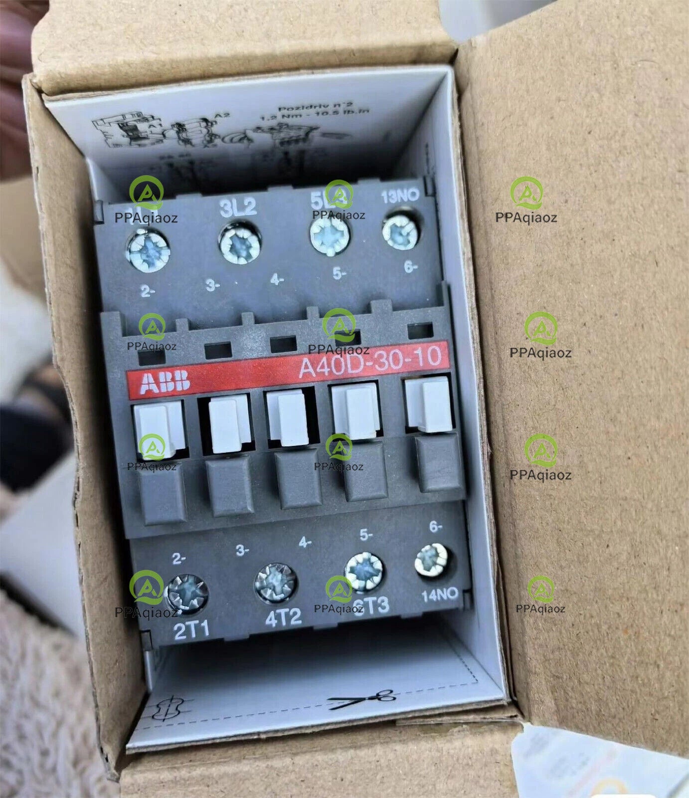 ABB   A40D-30-10   1SBL321073R8010  AC220V  CONTATOR .  .