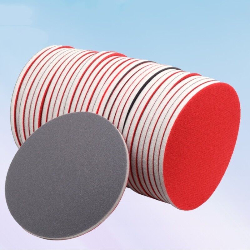 30Pcs 600 Grit Sanding Sponge 5 Inch Hook and Loop Sponge Sanding Disc Wet/Dry