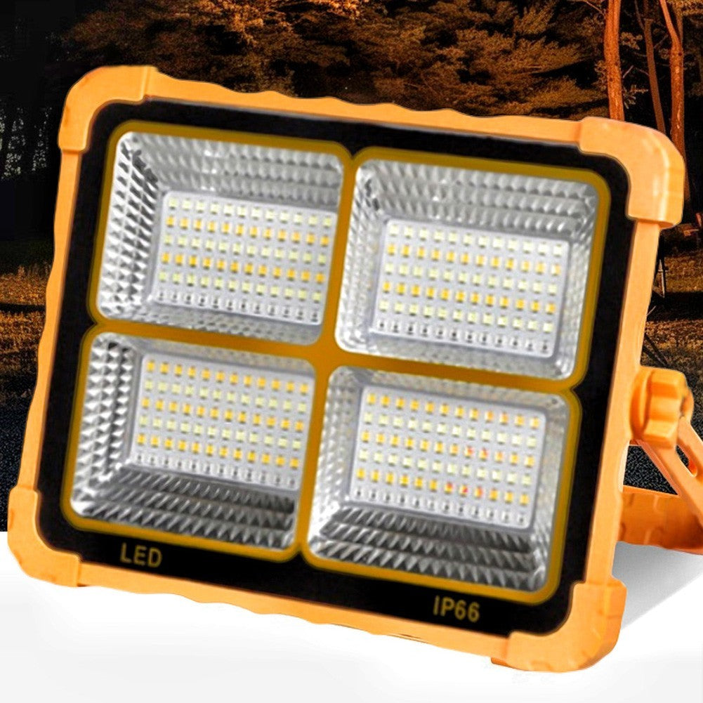 Portable Solar Flood Light for Camping Fishing Construction Activities