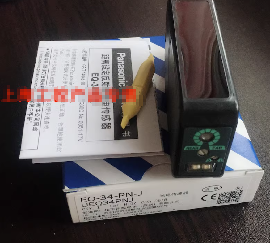 PANASONIC SUNX EQ-34-PN-J EQ34PNJ REFLECTIVE PHOTOELECTRIC SENSOR