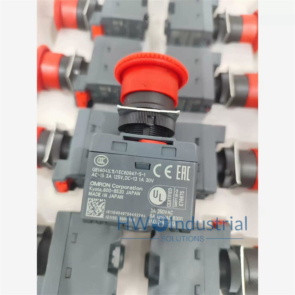 1/Piece  A22NE-M-PD22-N Omron Emergency Stop Button Switch