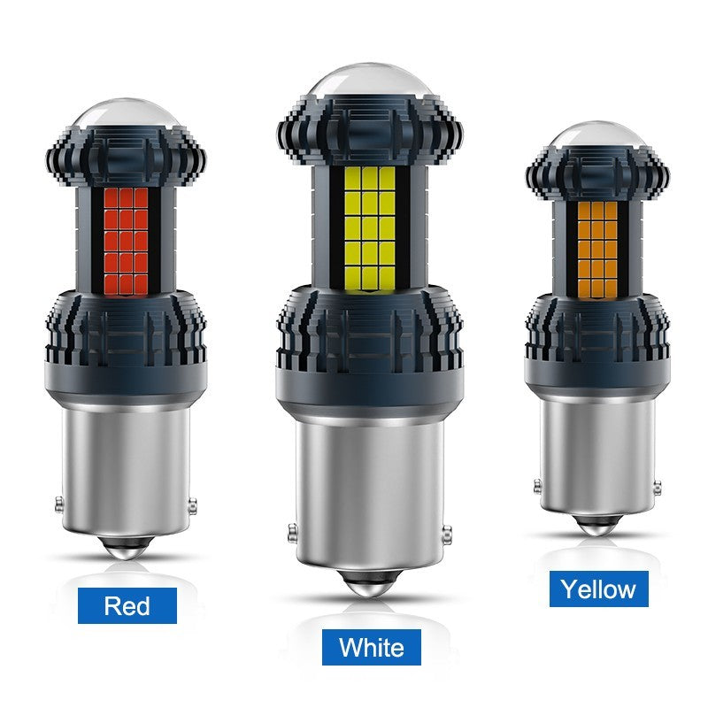 2PCS 75LED Turn Sign Brake Light for Car Motorcycle 1156 1157 7440 7443