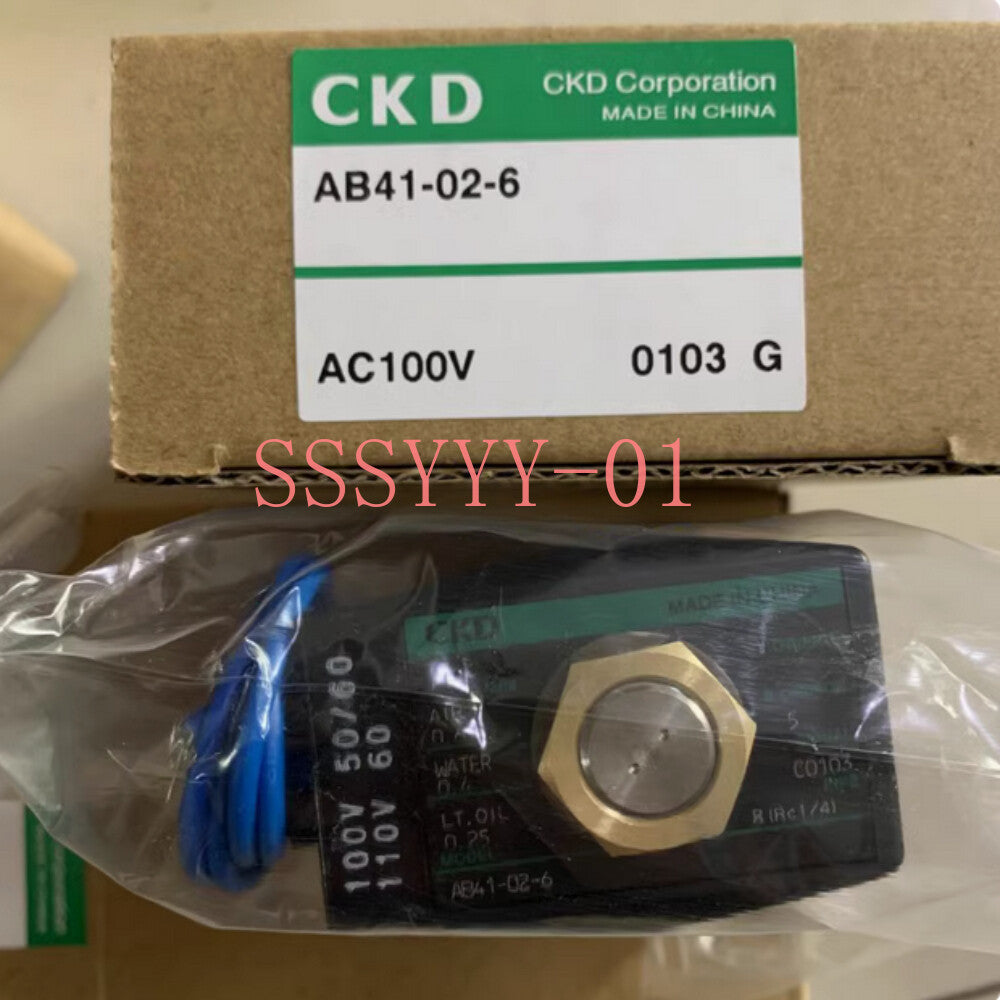 1PCS FOR CKD AB41-02-6 AC220V solenoid valve replacement