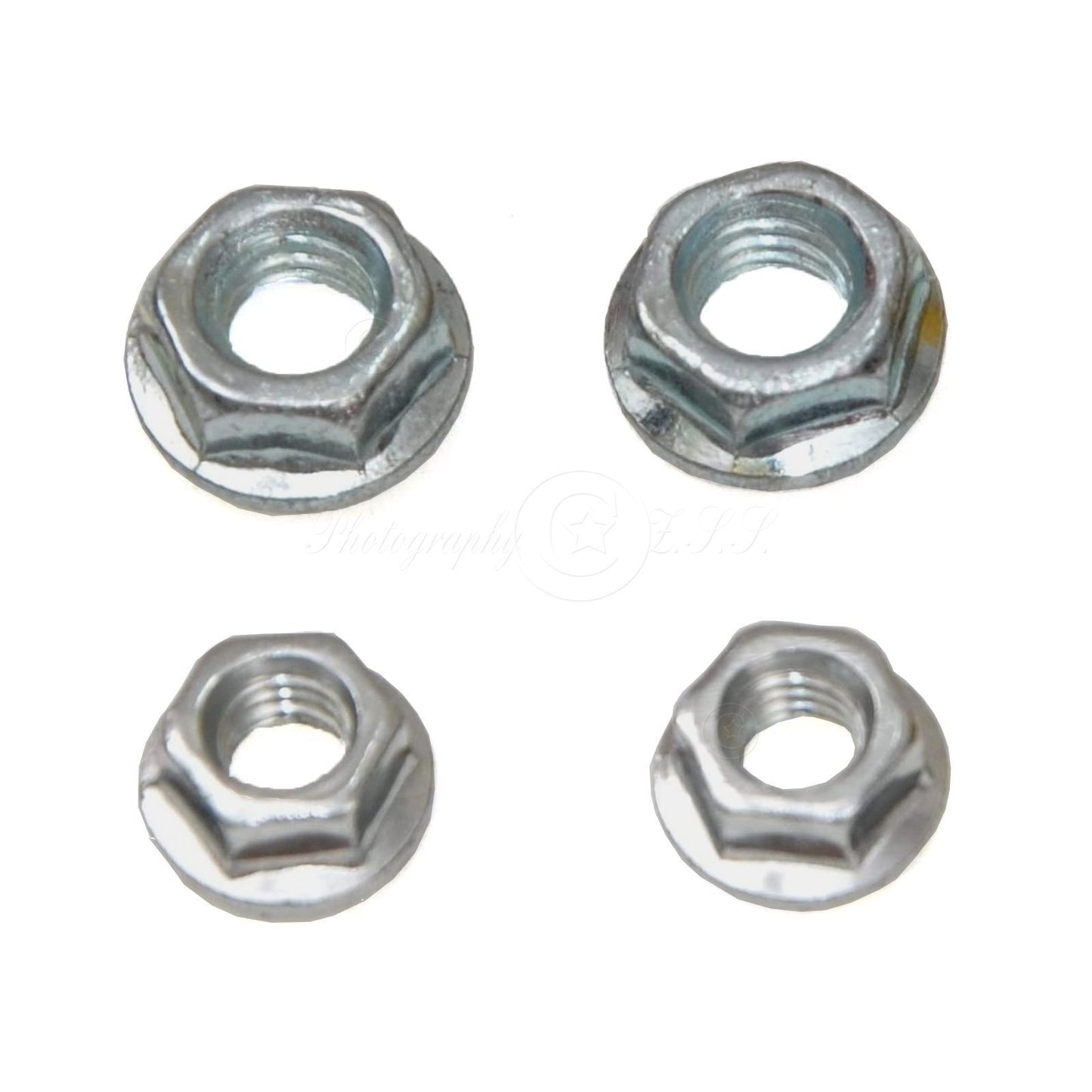 2x Aluminum M5+M6 Nut Hex Locknuts for Motorcycle Bike RC Model Repair Part