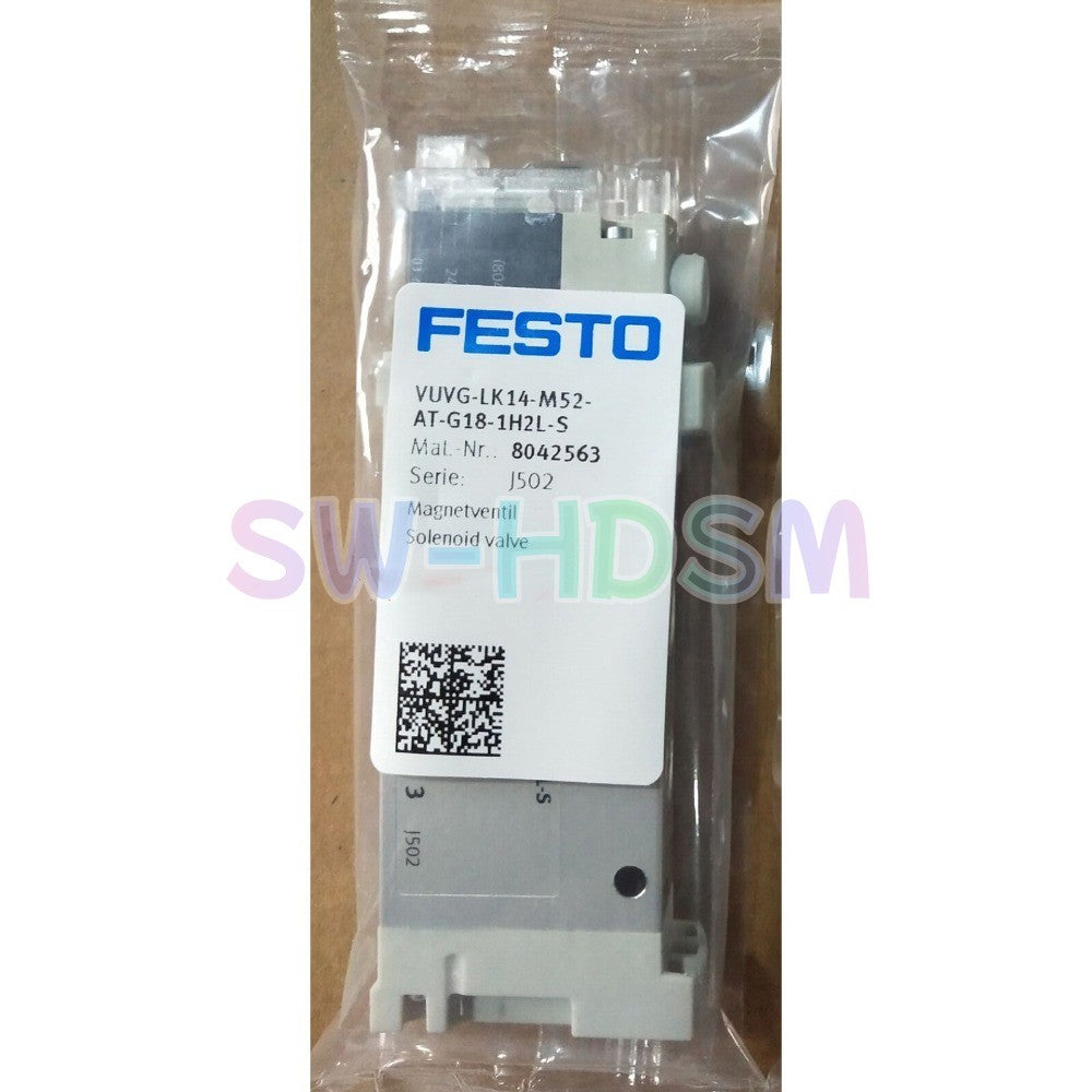 1PCS   Festo Solenoid Valve VUVG-LK14-M52-AT-G18-1H2L-S Freight Free