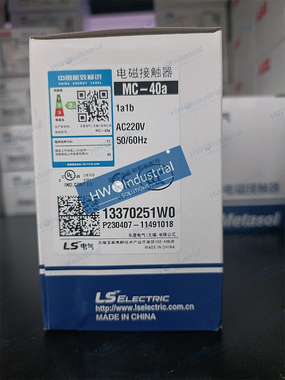 1/Piece LS AC contactor MC-40A coil voltage AC220V