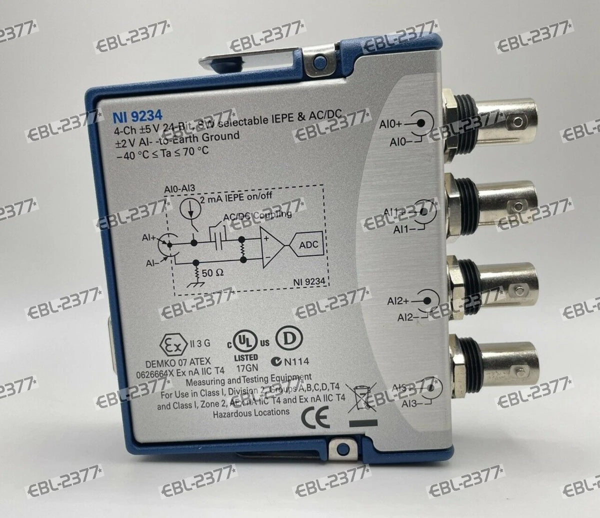National Instruments NI 9234 cDAQ IEPE Sound & Vibration Input Module
