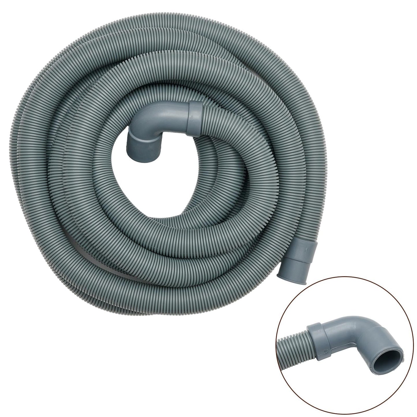 Washing Machine Hose Water Fill Pipe / Drain Outlet Hose Extension Kit 157.5