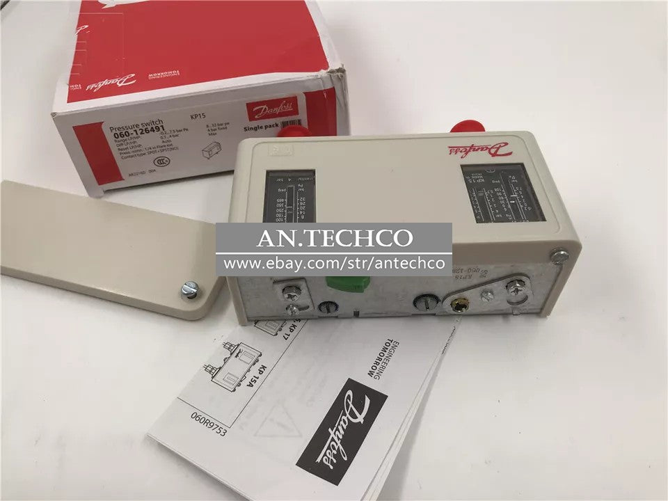 1pcs Danfoss 0601264 060-1264 Dual Pressure Control Manual Reset KP15 66 or 91