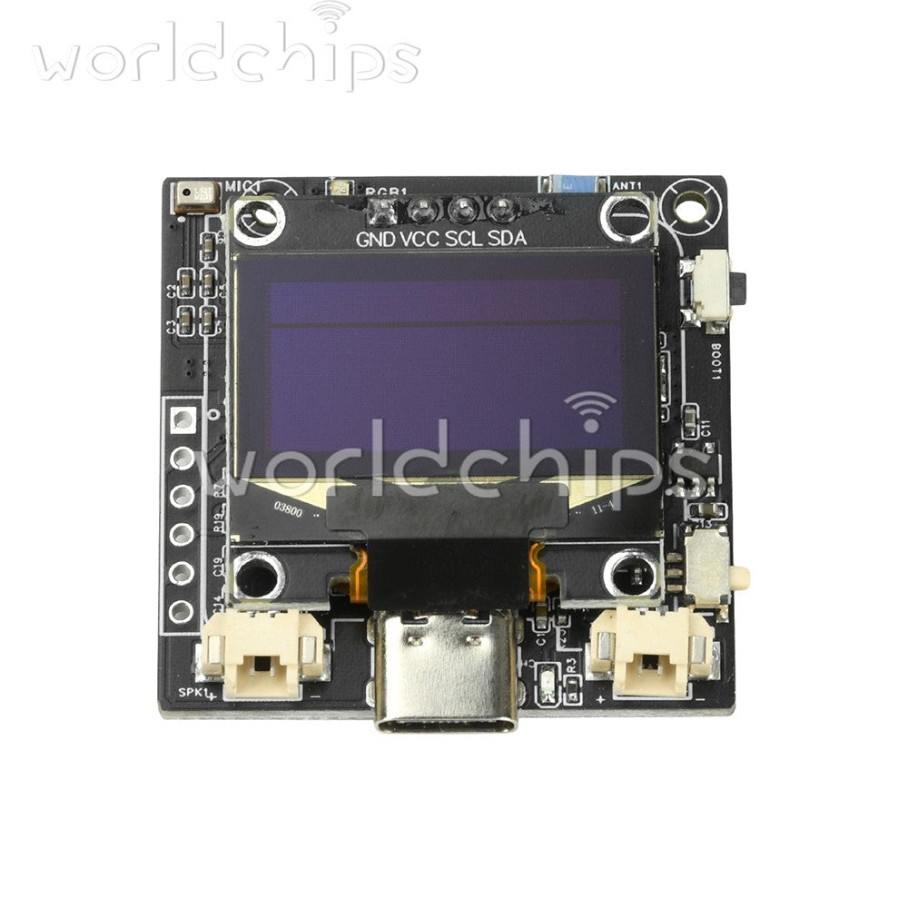 ESP32-C3 0.96 inch SSD1306 OLED Display Smart AI Robot Voice Dialogue Module