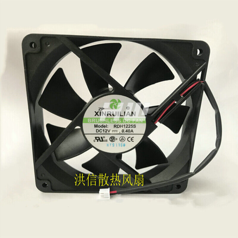 XINRUILIAN 120*120*25MM 12CM RDH1225S DC12V 0.40A 2Pin Cooling Fan