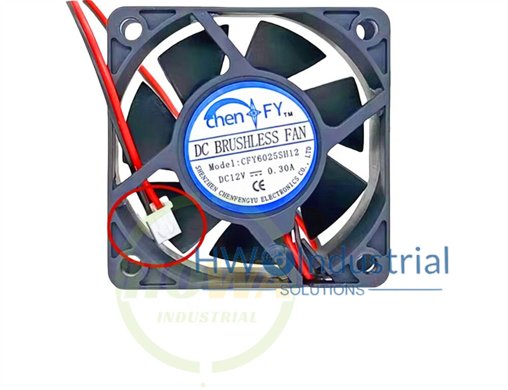 1/piece CFY6025SH12 6cm 6025 DC12V 0.30A Power Cooling Fan