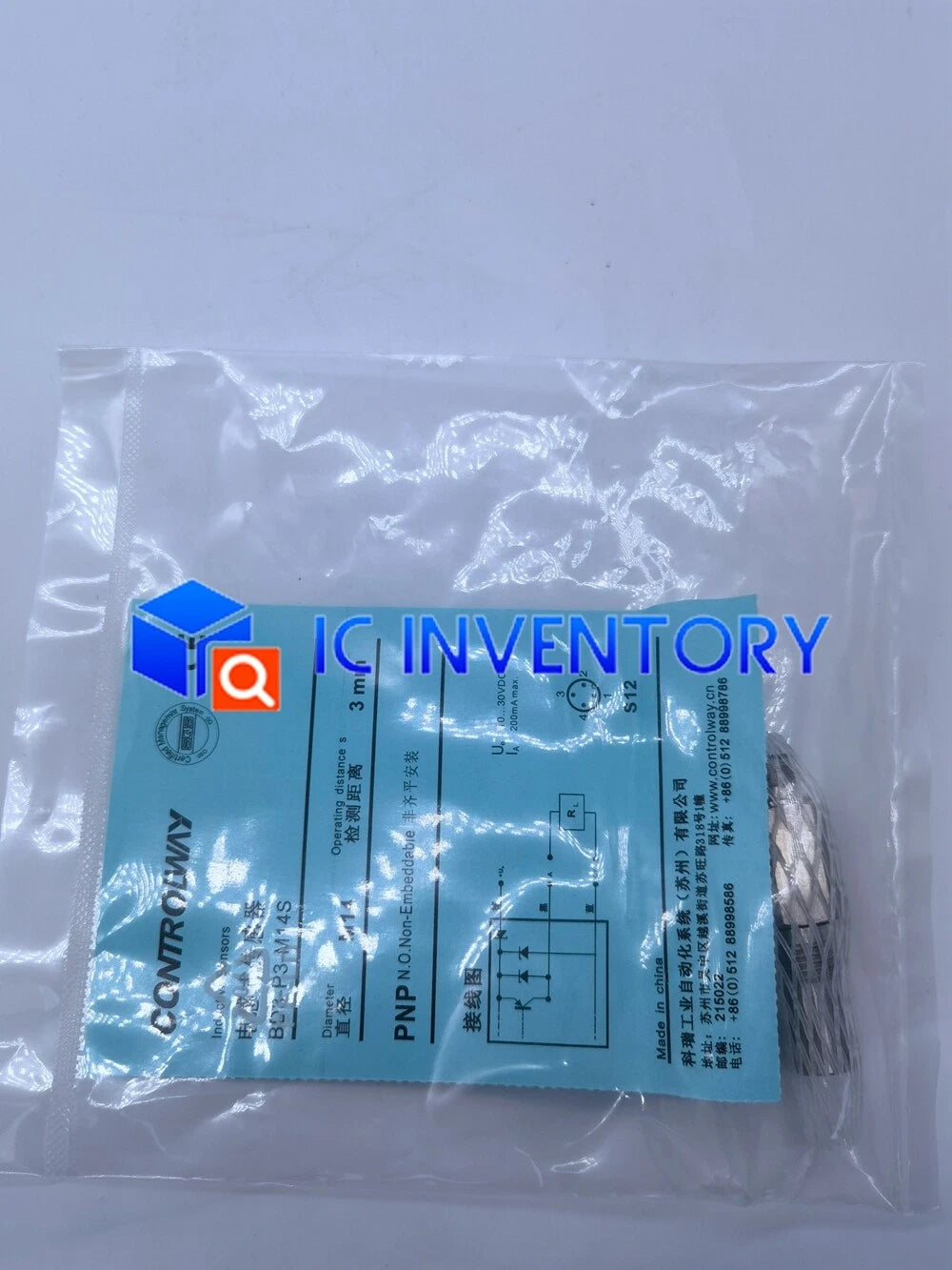 1pcs   CONTRINEX proximity switch sensor BD3-P3-M14S #P