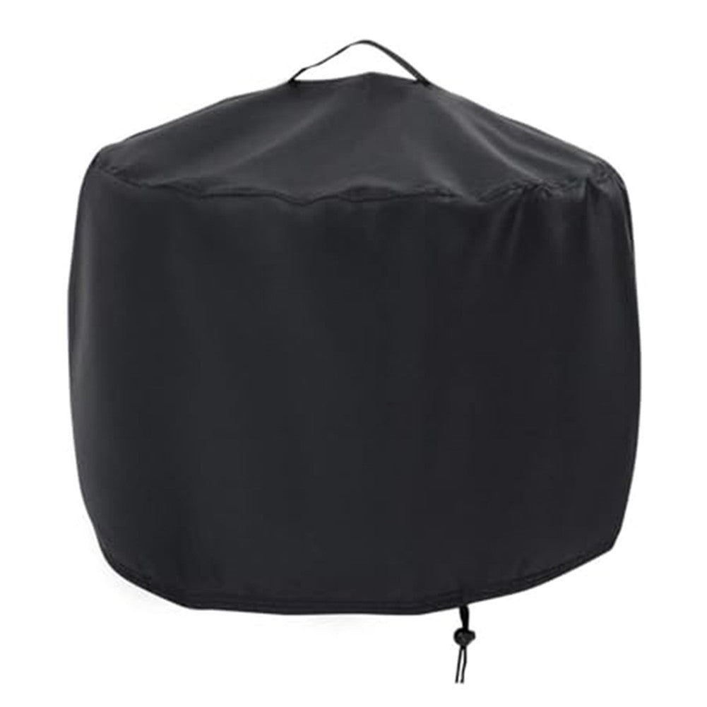 Oversized Waterproof Round Stove Protector with Convenient Handle Access