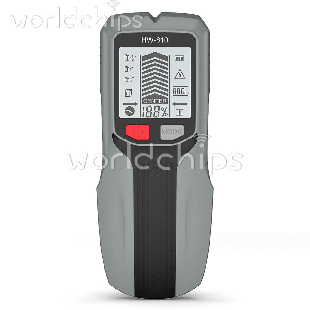 6-in-1 Stud Finder Wall Scanner LCD Display Detector for Wood AC Metal detection