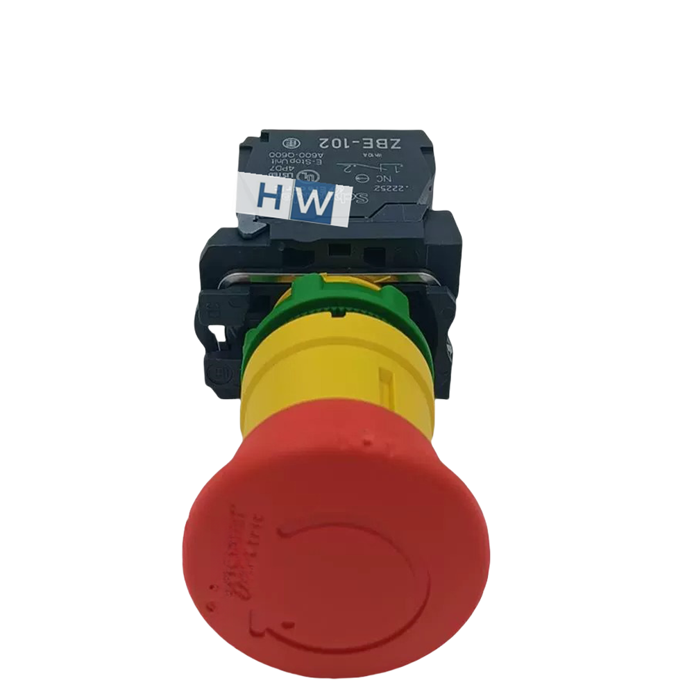 1/Piece Red Key Reset Emergency Stop Button Switch XB5-AS9442 XB5AS9442 1NC