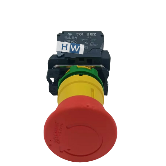 1/Piece Red Key Reset Emergency Stop Button Switch XB5-AS9442 XB5AS9442 1NC