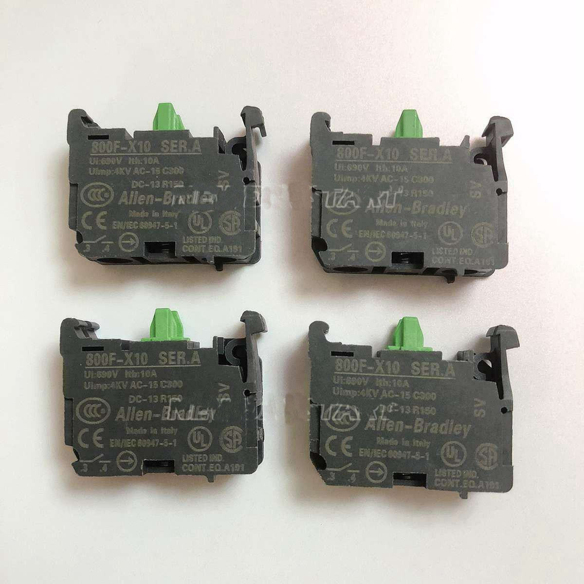 10pcs For Allen-Bradley 800F-X10 800FX10 800F X10 button contact