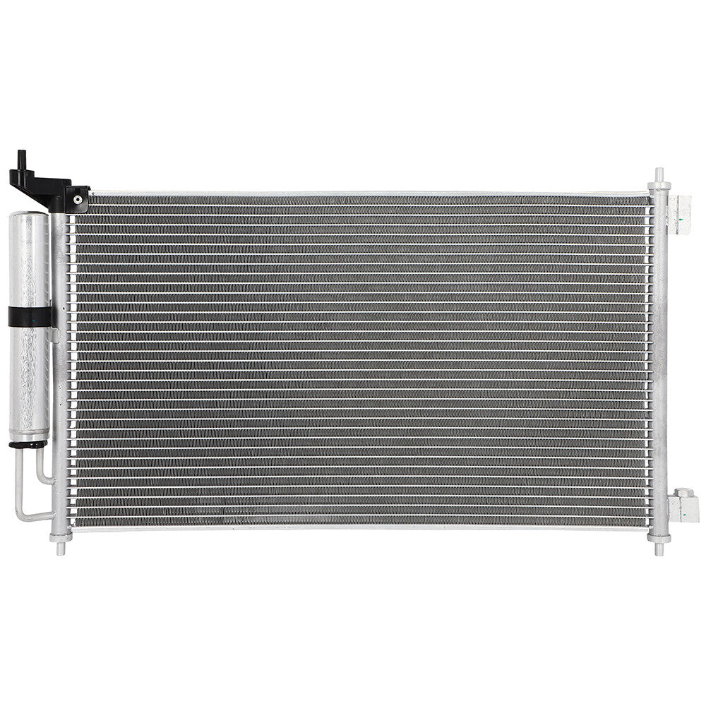 AC Condenser & Compressor Cooling Kit For 09-10 Nissan Cube 07-12 Nissan Versa