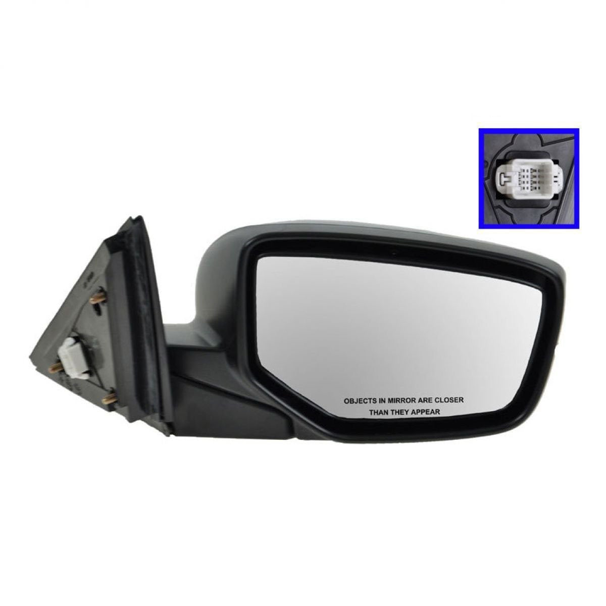 Pair Side View Power Mirrors LH & RH Set For 08-12 Honda Accord Sedan Smooth