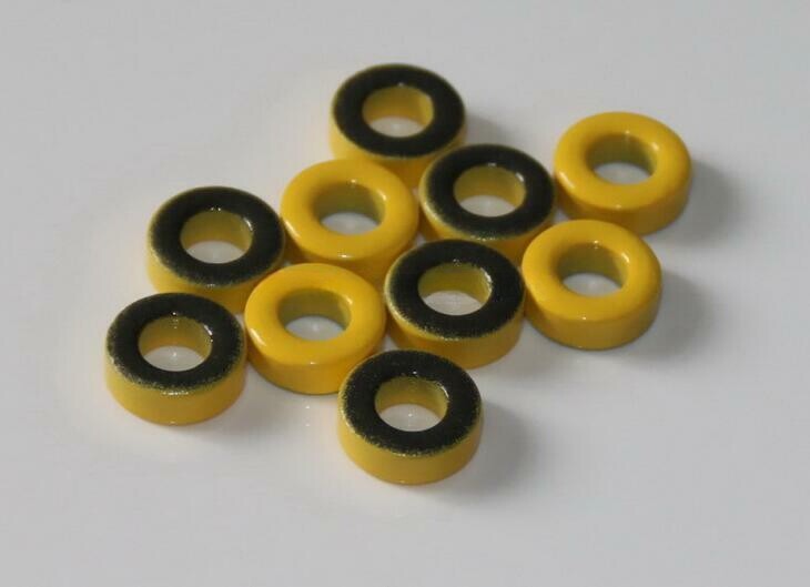 50pcs Micrometals Amidon T37-6 Iron Powder Toroidal Core T-37-6 Toroid